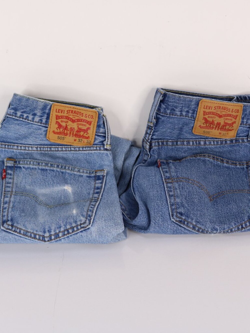 Levi's 505 Jeans 32 x 32 and Shorts 32 Waist * Jeans are for Yard Work Shorts VG